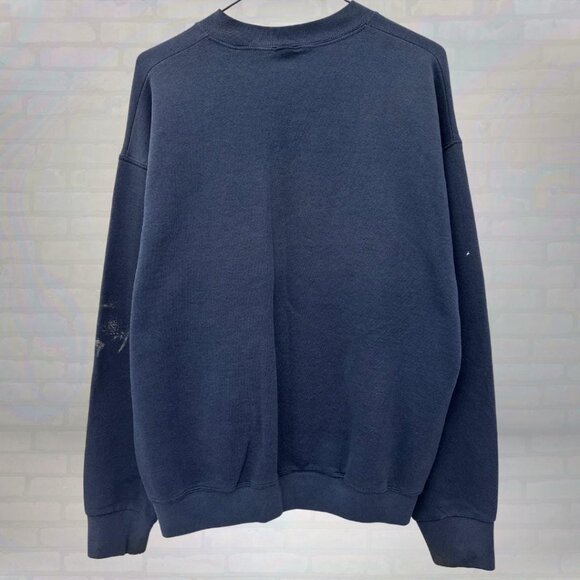 Vintage Tommy Hilfiger Sports Blue Sweatshirt Size Large - Picture 2 of 4